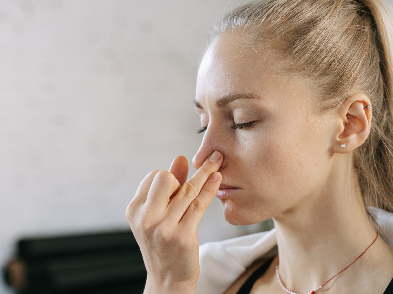 respirar por la nariz